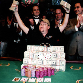 Chris Moneymaker's winning prize money